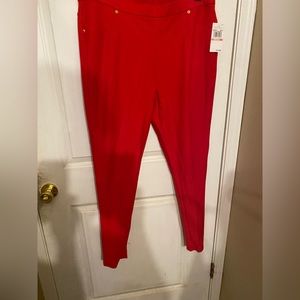 Michael Kors Red leggings pants